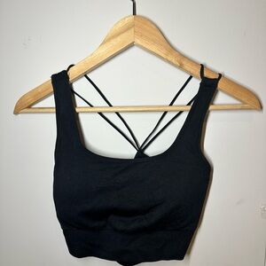 NVGTN Black Thrive Seamless Bra